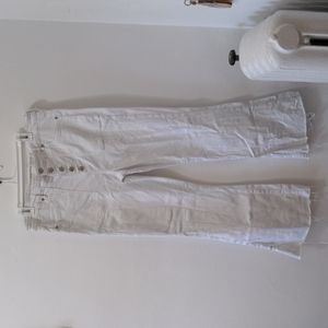 American Eagle White Flare Jeans